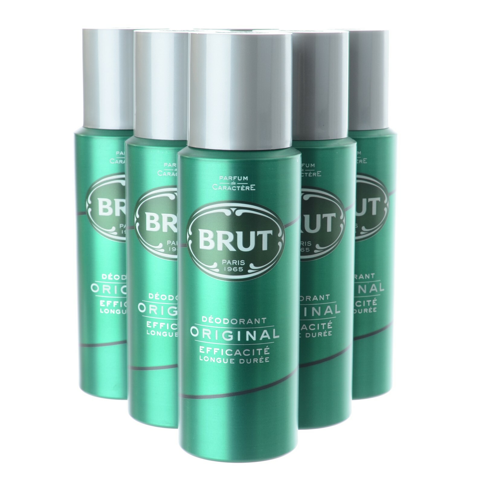 BRUT ORIGINAL DEODORANT BODY SPRAY 200ML CAN 6 PACK