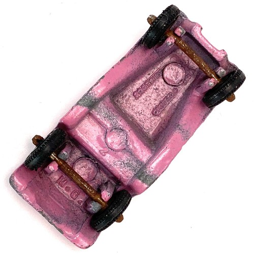 Vintage Pink Tootsie M.G. MG Car Model Toy TootsieToy - Picture 8 of 11