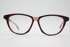 Vintage Glasses JOOP 201-210 Red Gold Oval Eyeglass Frame