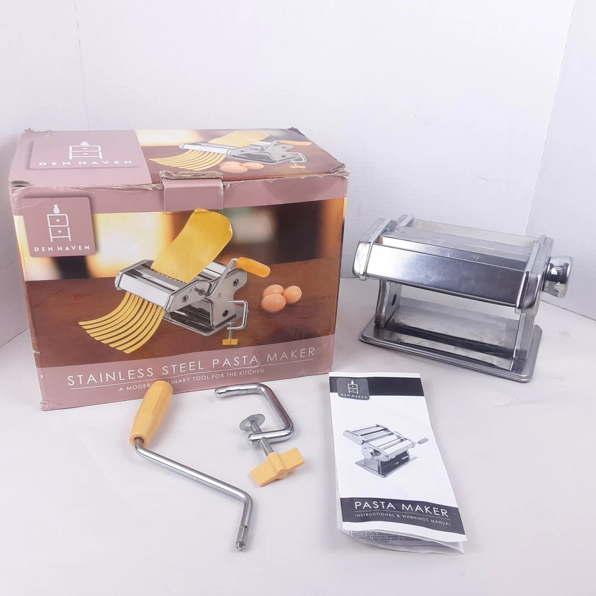 Stainless Steel Fresh Pasta Maker Roller Machine for Spaghetti