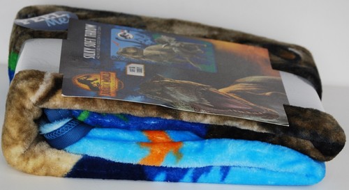 Jurassic World Dominion 2 Dinasauri Bambini 40x50 Peluche Coperta Lancio - Foto 5 di 11