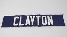 2000's Mark Clayton Baltimore Ravens Game Used Issued Football Jersey Nameplate