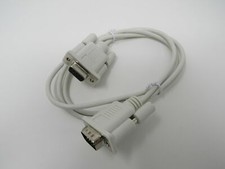 Standard Serial Computer Data Connector Cable DB9 RS232 3.5 ft Male Female