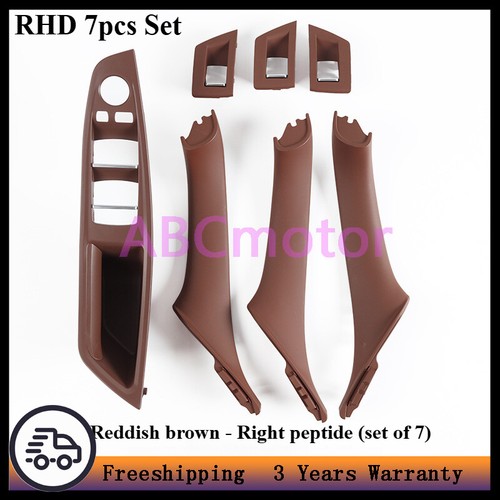 RHD Front Inner Door Panel Handle Pull Trim Cover For BMW 5 series F10 F11 F18 - Picture 4 of 14