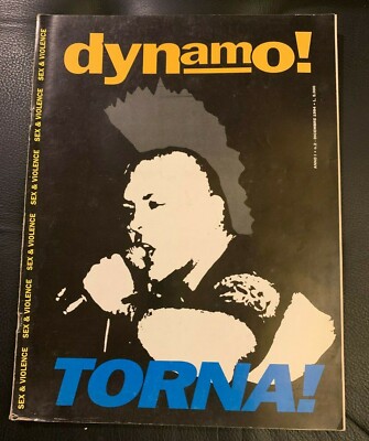 DYNAMO! Mag Italy 1994 EXPLOITED PUNK MASSIVE ATTACK Hüsker Dü OLD SCHOOL COMICS
