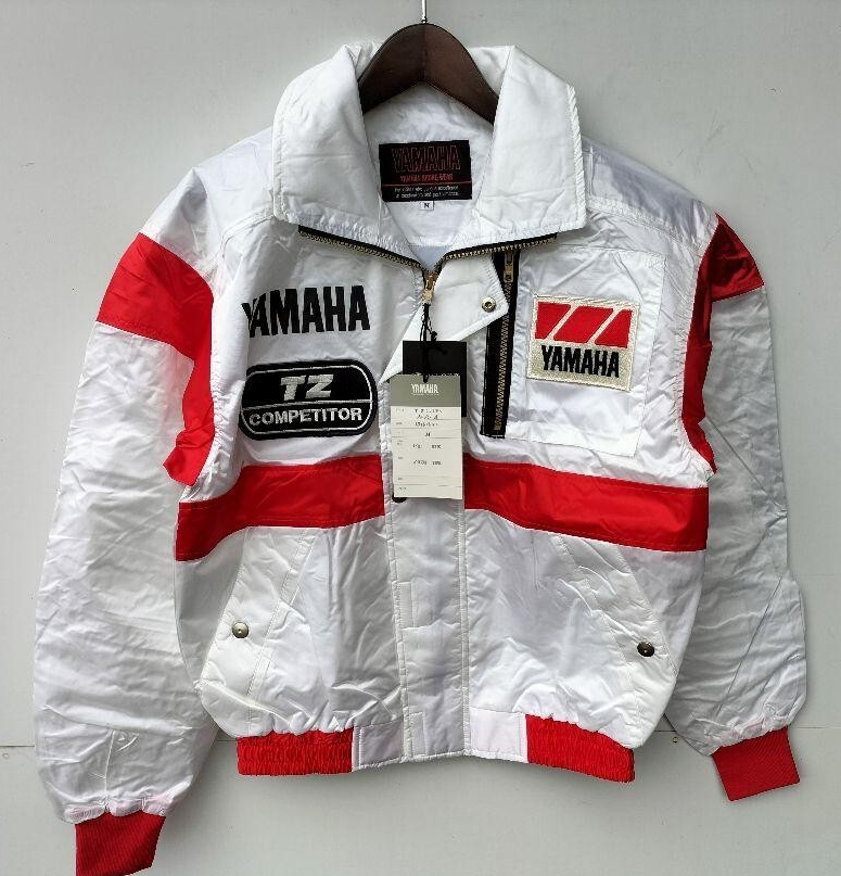 G1 TEAM YAMAHA レーシングジャケット L ヴィンテージ Team YAMAHA Racing Jacket Deadstock Vintage Size M Unused