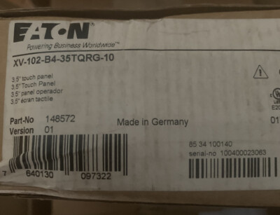 EATON XV-102-B4-35TQRG-10 | Operator touch panel