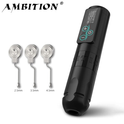 Ambition Vibe Wireless Tattoo Machine Pen Stroke 2.5-3.5-4.0-4.5mm