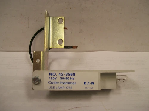 NEW TAKEOUT Cutler-Hammer (Eaton) NO. 42-3568 120VOLT Pilot Light Assembly