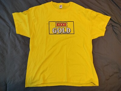 XL Men's XXXX Gold Lager Advertising T-shirt Shirt Australian Beer
