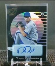 2021 Panini Chronicles Dane Dunning AUTO Zenith Rangers RC