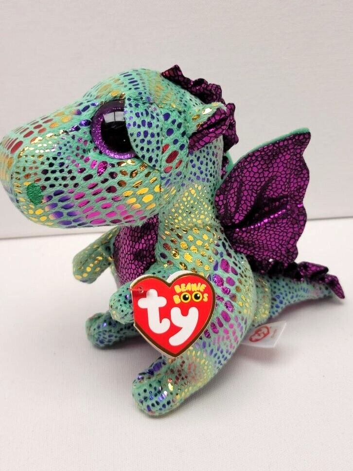 Ty Beanie Boos Cinder The Dragon 6
