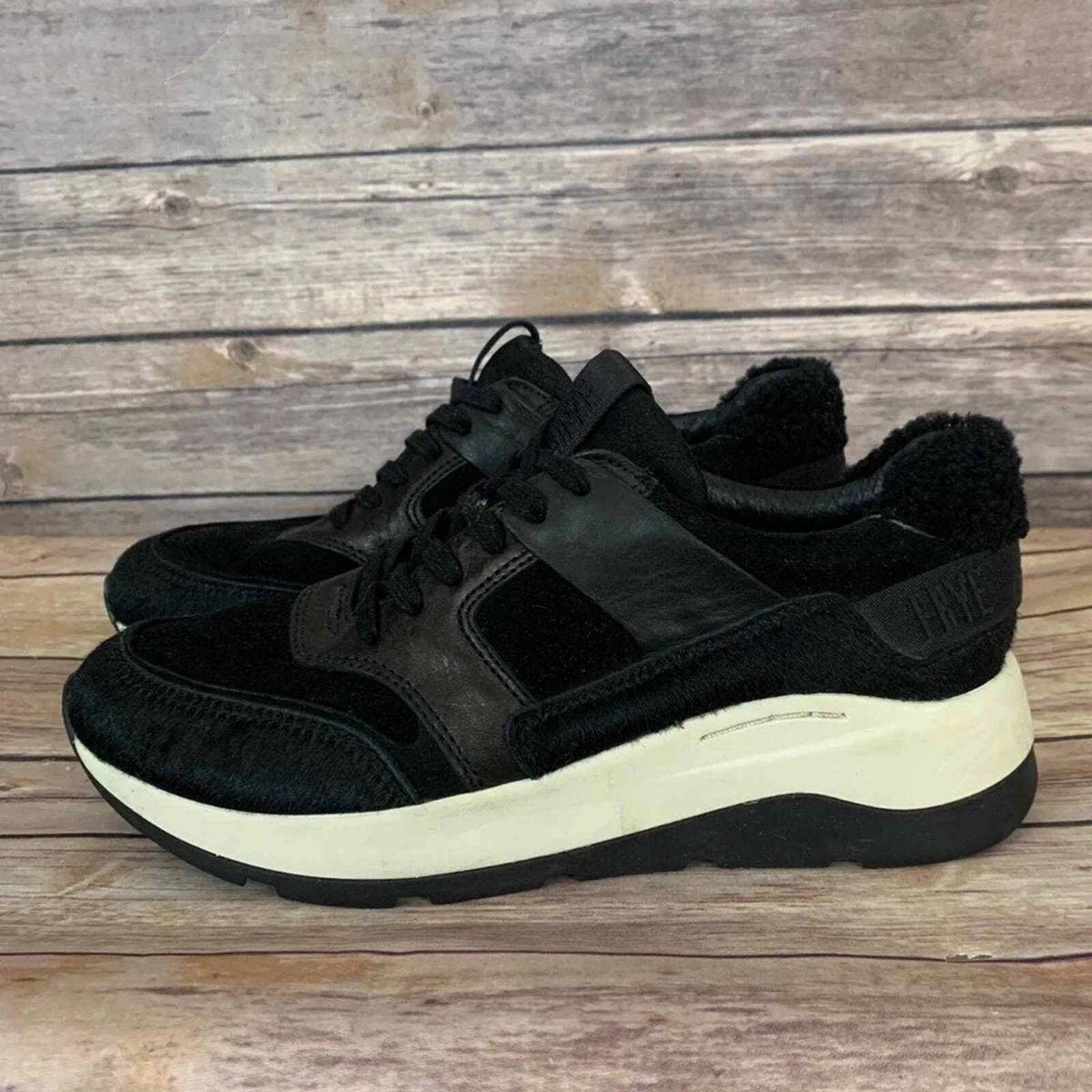 Frye Willow Low Lace Sneakers In Black Size 8.5 eBay