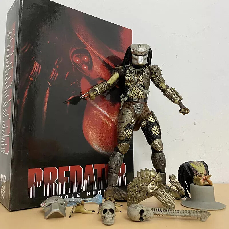 New Jungle Hunter Predator Action Figure Movable Model Alien Toy