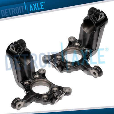 Front Pair Steering Knuckles for 2012-2017 Volkswagen Beetle Jetta Passat Beetle