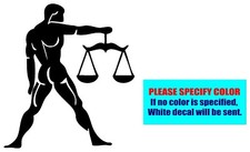 Libra 081 Vinyl decal sticker Graphic Die Cut Car Truck Window Bumper 9"