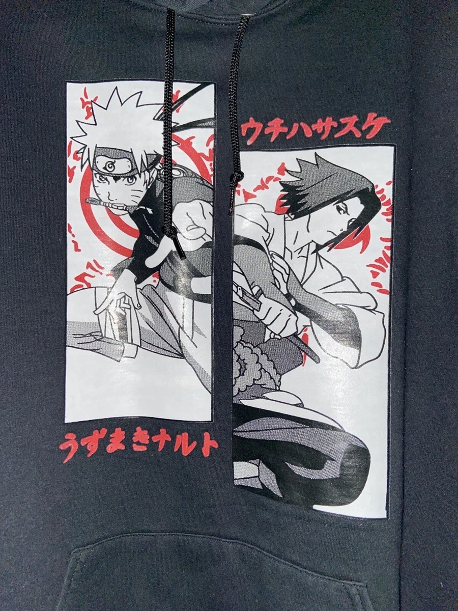 Naruto Anime Pullover Hoodie XL 1 1 Rare Find UNI Manga eBay