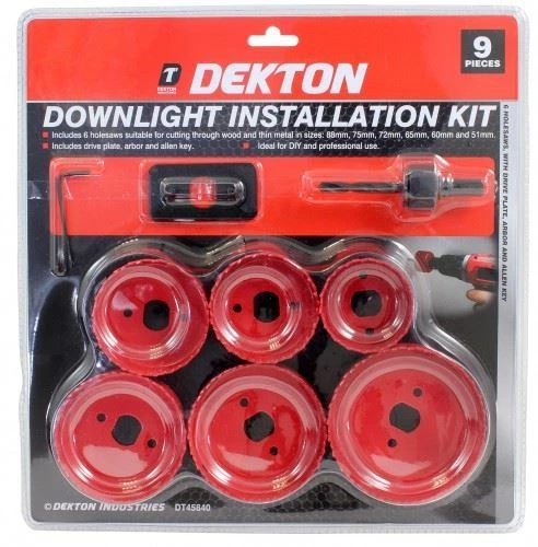 Downlight holesaw kit outlet