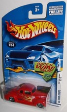 Hot Wheels 2002 024 First Editions 12 of 42 '40 1940 Ford Coupe Red 5SPs 52919