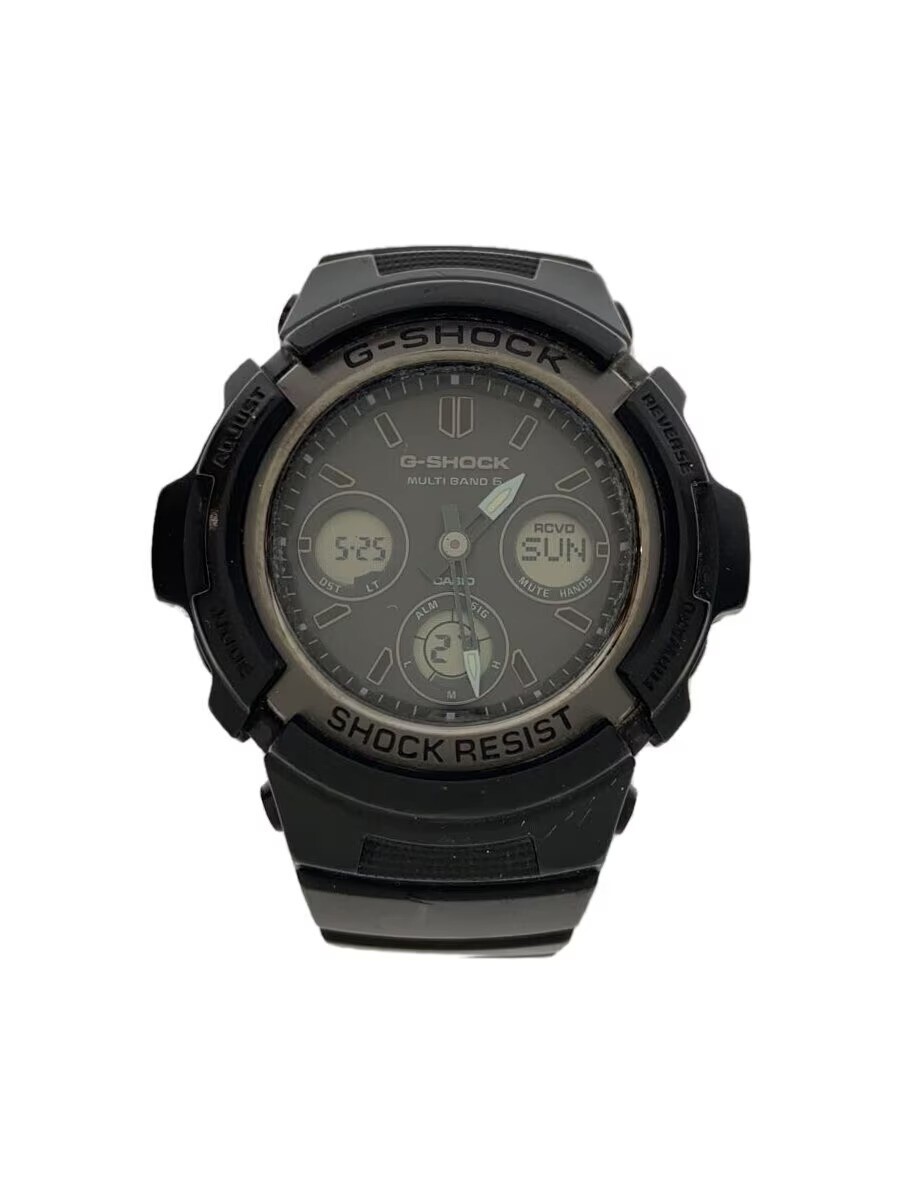 CASIO G-SHOCK AWG-M100SBB-1AJF Black Resin Solar Digital Analog