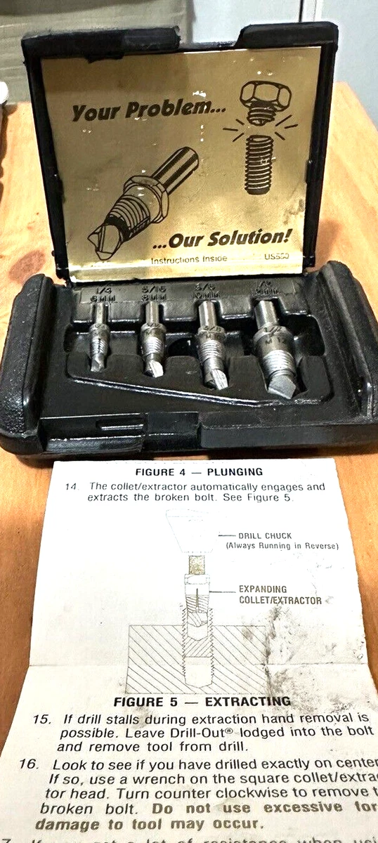 Drill out power extractor deals