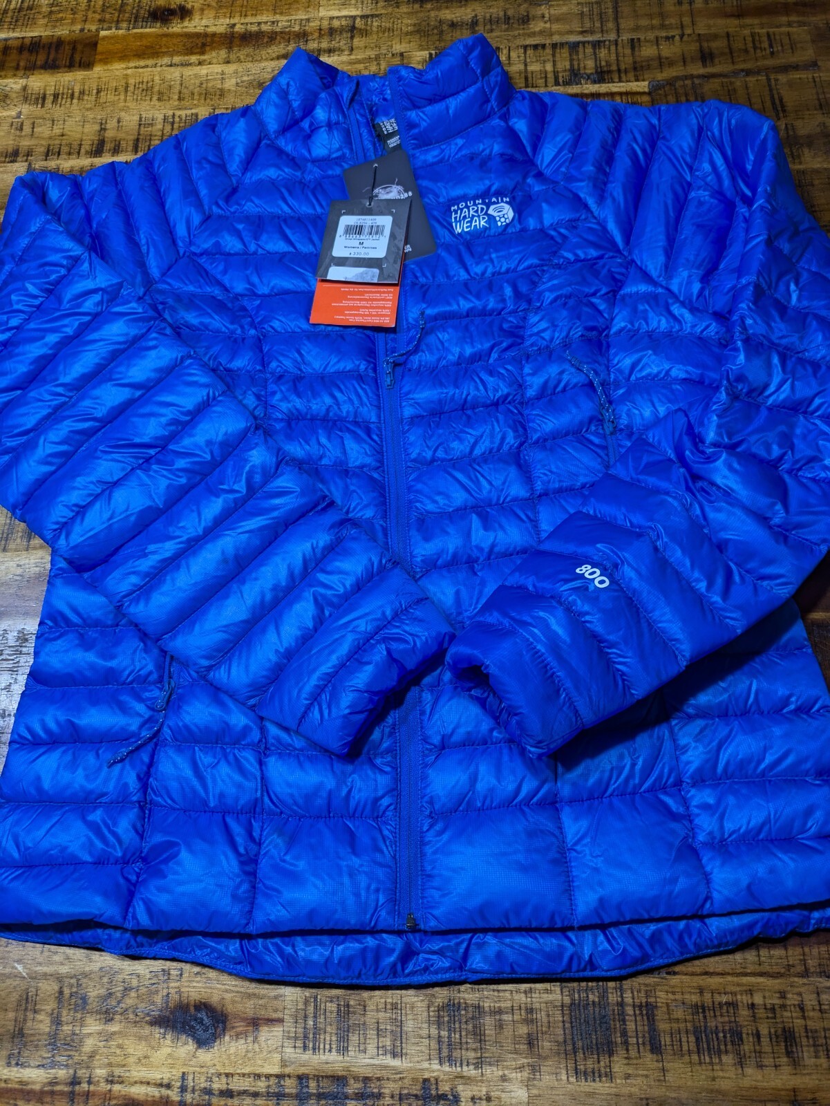 Chaqueta de plumón de ganso Mountain Hardwear Ghost Whisperer 2 800 para mujer talla mediana azul