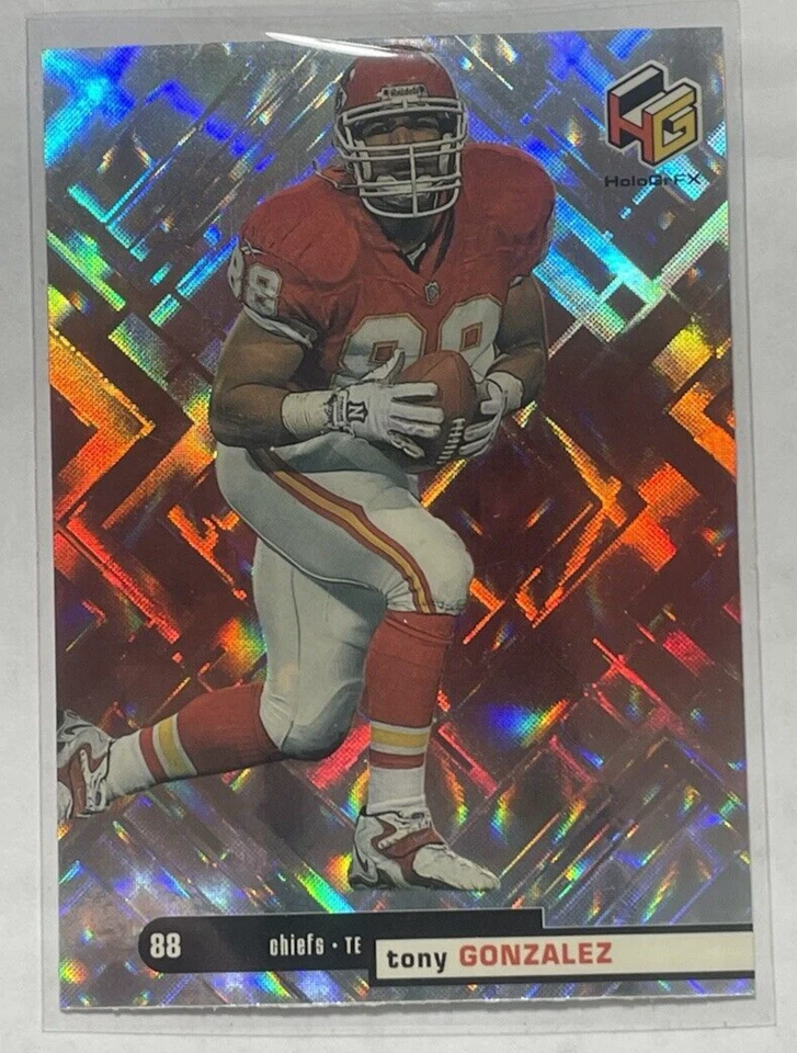 1999 Upper Deck HoloGrFX Football Card #28 Tony Gonzalez Chiefs - Image 3 of 3