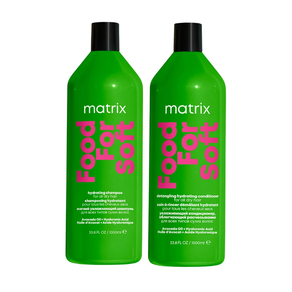 MATRIX FOOD FOR SOFT SHAMPOO 1L AND CONDITIONER 1L - image 2 of 3