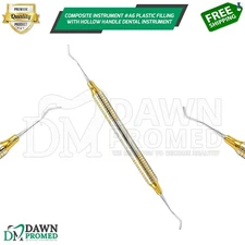 Composite Instrument #A6 Plastic Filling with Hollow Handle Dental Inst German G