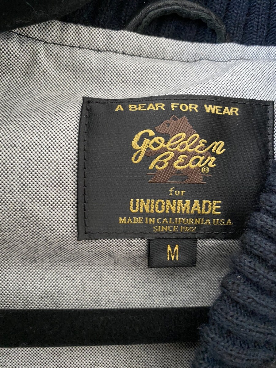 Golden Bear x Union Made Wool Varsity/Bomber Jacket MEDIUM 22x25  