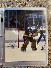 Pat Riggin Signed Autographed Boston Bruins 8X10 Photo