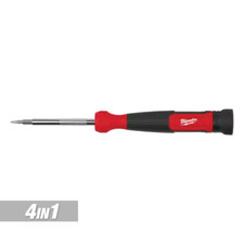 Milwaukee 4-in-1 Precision Multi-Bit Screwdriver - Compact  Versatile