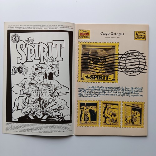 The Spirit #8 (1983) Will Eisner, Lavello da cucina, Z 1+ VF+ - Foto 3 di 11