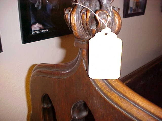 antique church bench late 1800s Neavo - Image 2 of 4