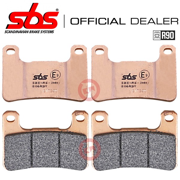 SBS 806RST 4 BremsbeläGe Vorne FüR Suzuki GSX R 750 2006-2007-image