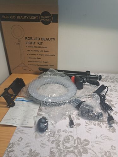 zomei rgb led beauty ring light kit with mini usb power supply  - Bild 1 von 3