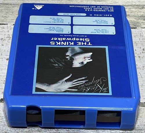 The Kinks, "Sleepwalker", Classic Rock 1977 Artists 8-Track Untested - Picture 3 of 4