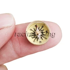 1 Pc Brass Mini Compass North Compass High Precision Outdoor Camping Exploration