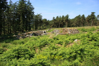 Foto 6x4 Roundy Farm Princetown Die Ruinen einer der verlassenen Farmen c2010