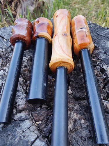 Ferrocerium Rod 1/2" X 4" or 3/4" x 3 1/2" with exotic wood handles | Mischmetal - Picture 3 of 59