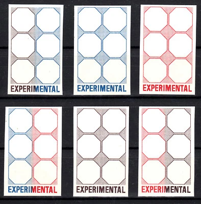 Probedruck Test Stamp Specimen TD 118 A - F Experimental - Bild 1 von 4