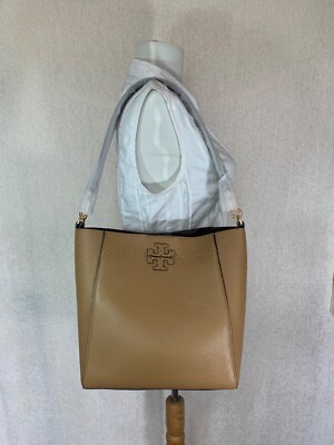 NEW Tory Burch Tiramisu McGraw Bucket Tote $448 | eBay