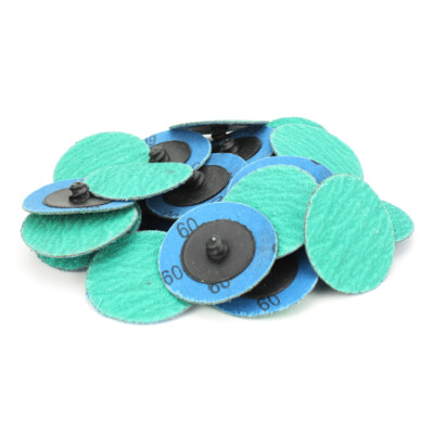 2 Inch Roll Lock Quick Change Discs Set A/O Sanding Discs for Die Grinder Surface Prep Strip