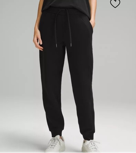 Lululemon Scuba High-Rise French Terry Jogger Full Length Black Size US 12 AU 16