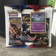 Pokémon TCG Sword & Shield Base 3-Pack Blister - Ponyta - Sealed / New
