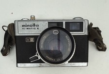 Minolta Hi-Matic E 40mm f/1.7 Rangefinder Film Camera Untested AS IS