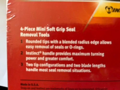 Snap On Soft Grip Dichtung Entfernung 4-teilig Neu Premium Werkzeug Set Extrem Grün - Bild 10 von 11