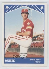 1983 TCMA Albuquerque Dukes Steve Perry #9 0q3