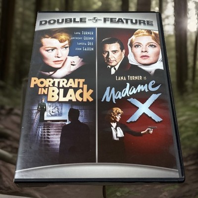 Lana Turner Double Feature DVD Portrait In Black Madame X Universal Studios Film