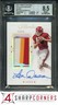 2021 PANINI FLAWLESS PATCH AUTOGRAPHS SILVER #57 LEN DAWSON HOF #/15 BGS 8.5